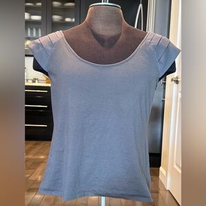 New York & Co Dark Gray Cap Sleeve XL